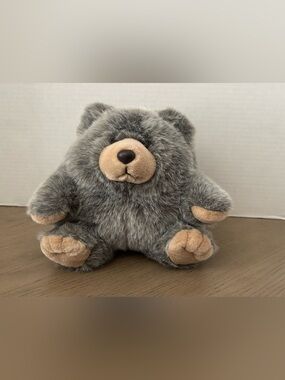 Unipak Chubby Fat Teddy Bear Round Fatso Plush Stuffed Animal 9” Plumpee
